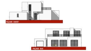 Dessinateur projeteur en bâtiment et l'Architecture Réalisation des images de synthèses en rendering photo réalisme . Imageries d’architecture 3D - Maison contemporaine